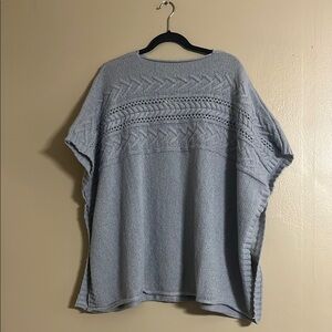 LC Lauren Conrad  Poncho Sweater Sz OS Recycled Polyester Super Soft Fall Casual